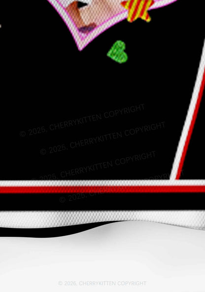 Black Slxt For My Gay BF HR Y2K Crop Sport Jersey Shirts Cherrykitten