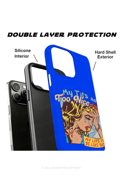 My Txts Too Nice Y2K Phone Case Cherrykitten