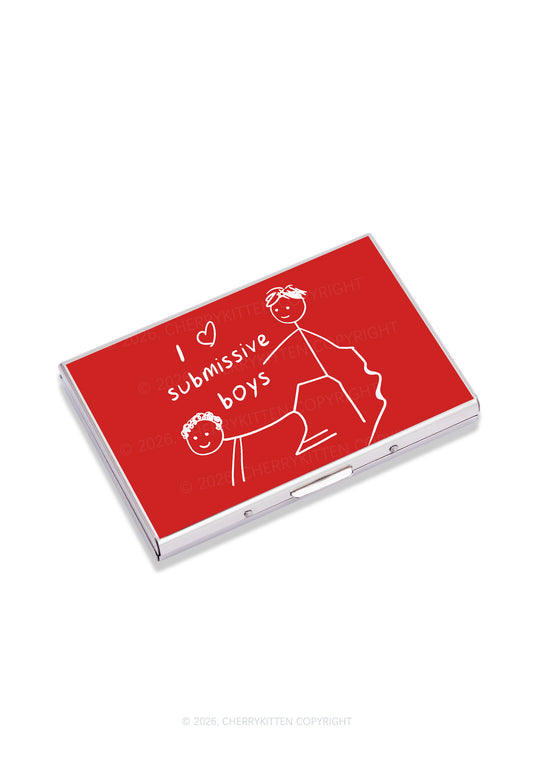 I Love S Boys Y2K Mirror Cigarette Case Cherrykitten