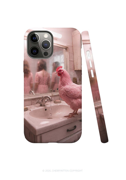 Pink Lace Chicken Y2K Phone Case Cherrykitten