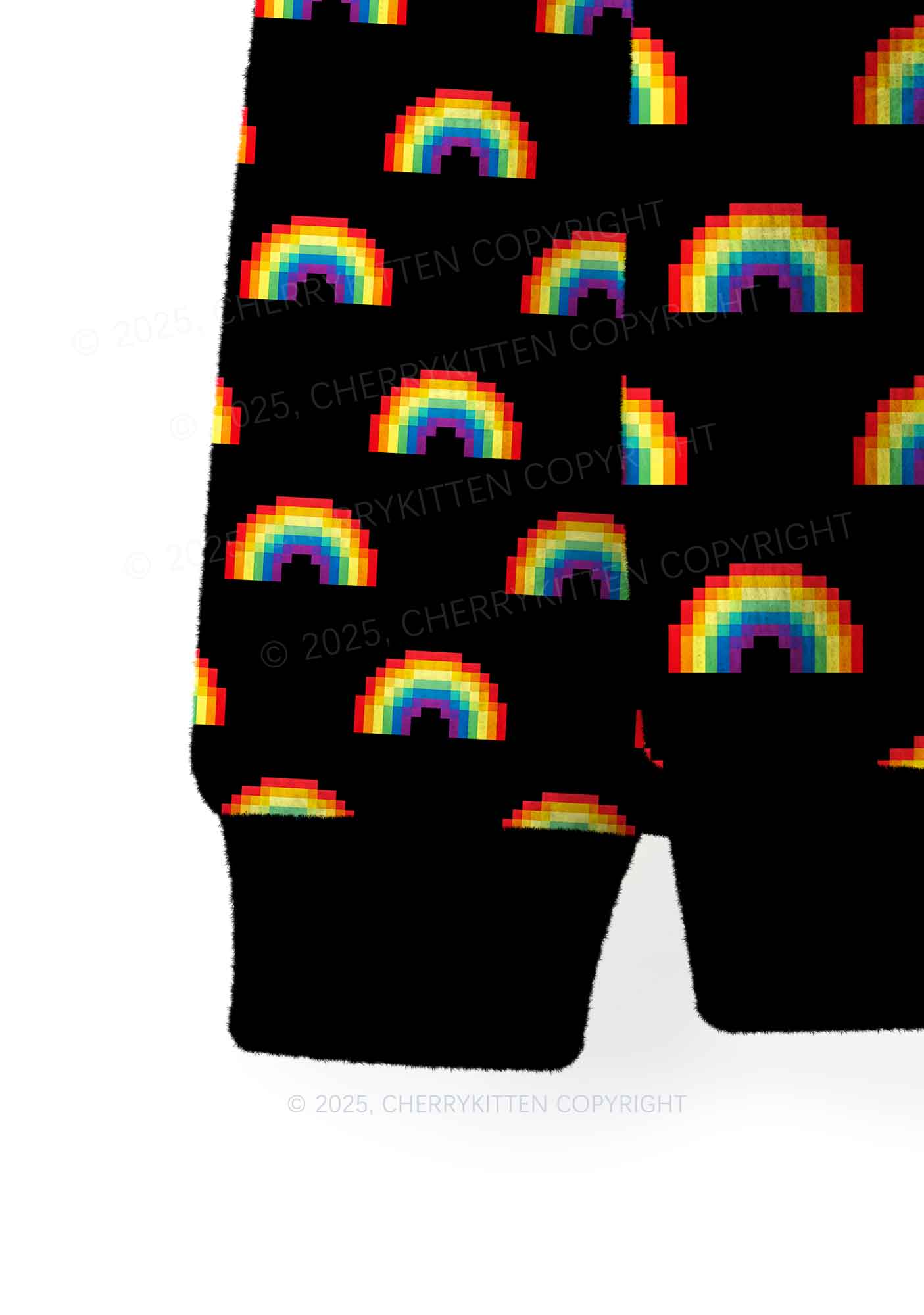 I Was Gay Pride Y2K Christmas Knit Sweatshirt Cherrykitten