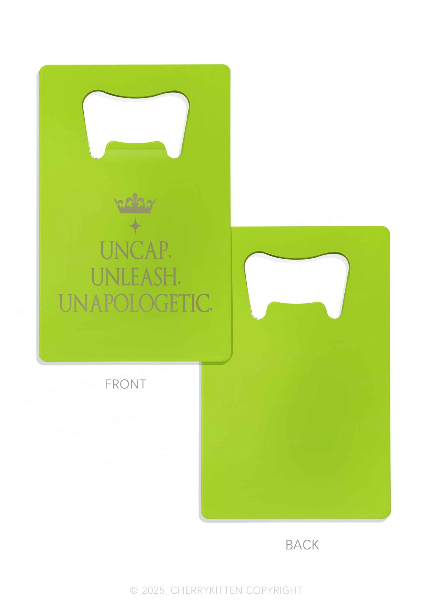 Uncap Unleash Y2K Credit Card Bottle Openers Cherrykitten