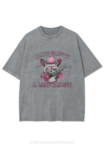 Leave Society Y2K Washed Tee Cherrykitten