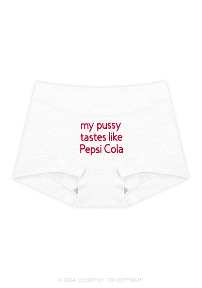 Tastes Like Cola Y2K Mid Rise Waist Boyshort Cherrykitten