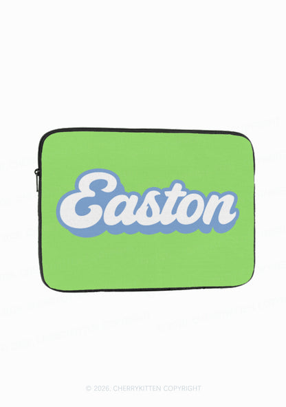 Personalized Name Y2K Laptop Sleeve Cherrykitten