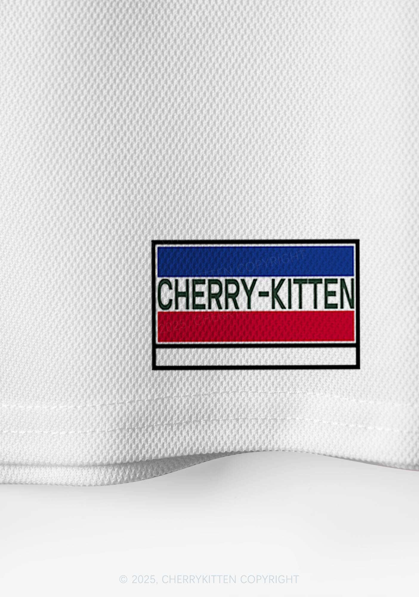 Custom Red Feral Y2K Crop Sport Jersey Shirts Cherrykitten