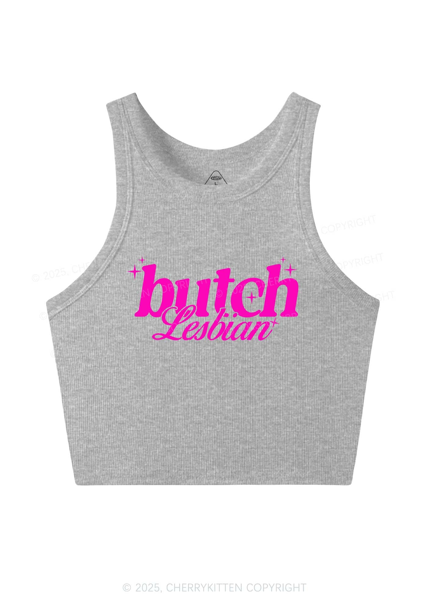 Butch Lesbian Y2K Crop Tank Top Cherrykitten