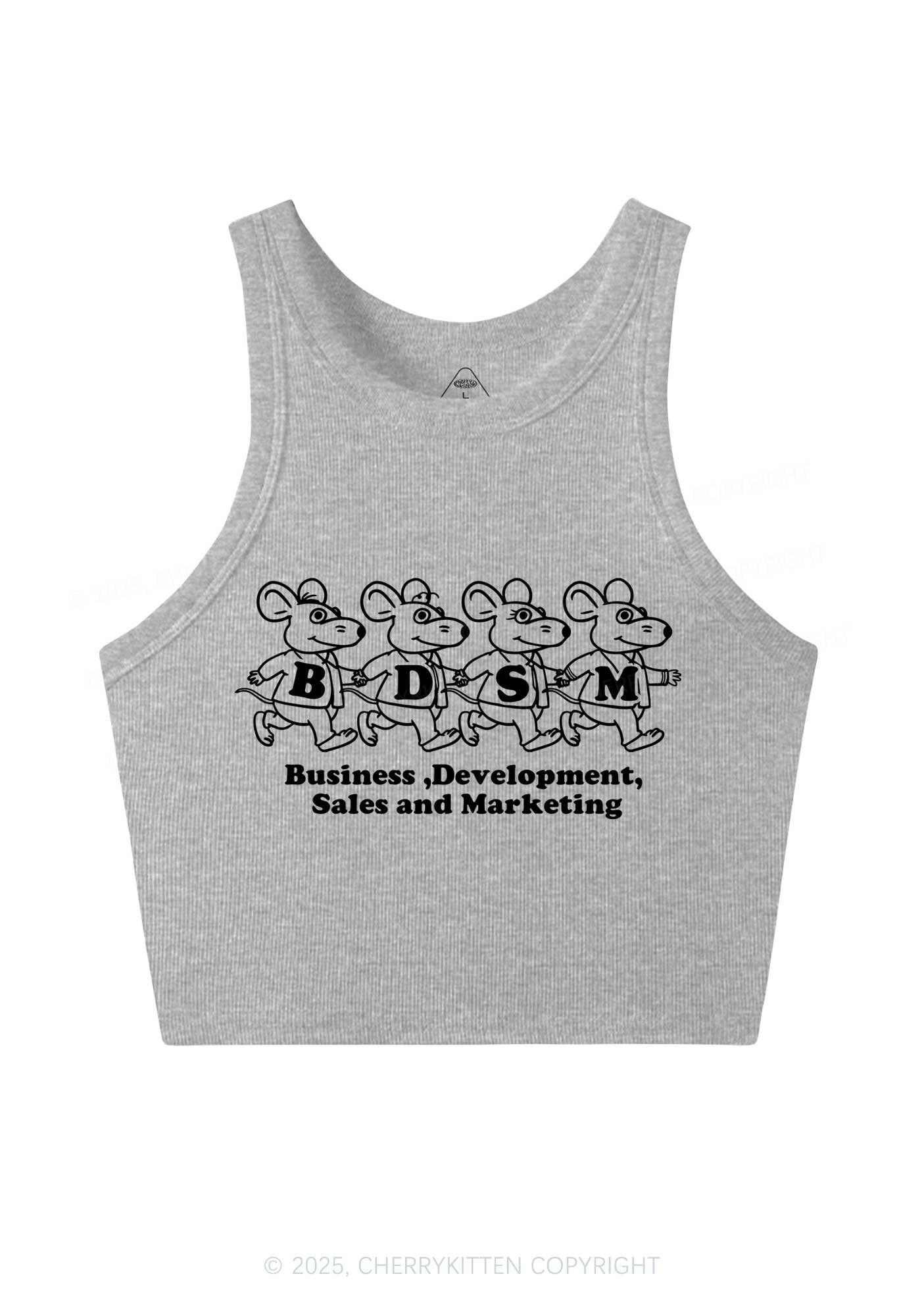 BDSM Rats Y2K Crop Tank Top Cherrykitten