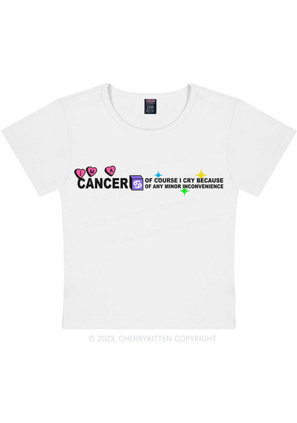 I'm A Cancer Y2K Baby Tee Cherrykitten