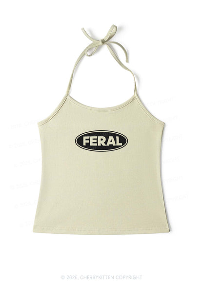 Feral Y2K Halter Neck Cami Cherrykitten