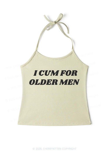 Come For Older Men Y2K Halter Neck Cami Cherrykitten