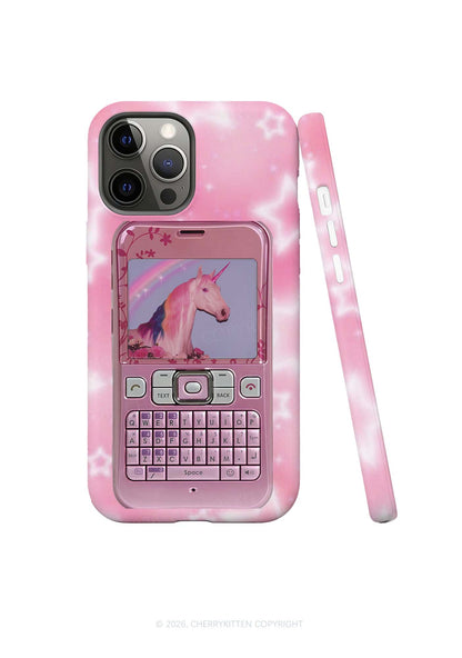 Pink Unicorn Y2K Phone Case Cherrykitten