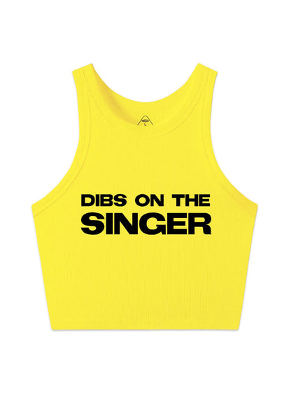 Dibs On The Singer Y2K Crop Tank Top Cherrykitten