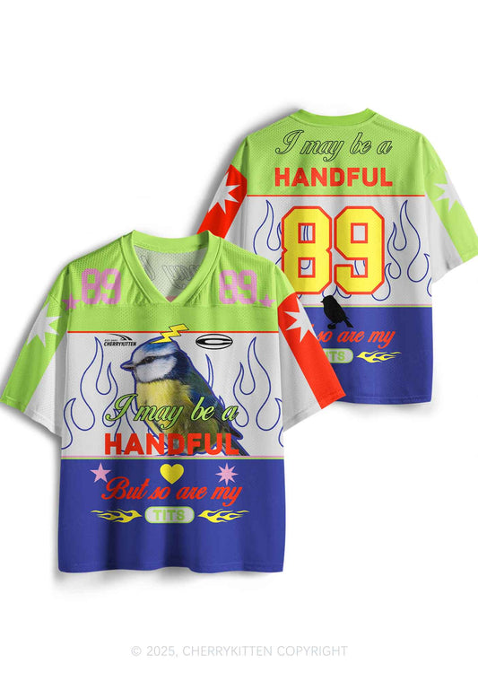 Custom Be A Handful Y2K Sport Jersey Shirts Cherrykitten