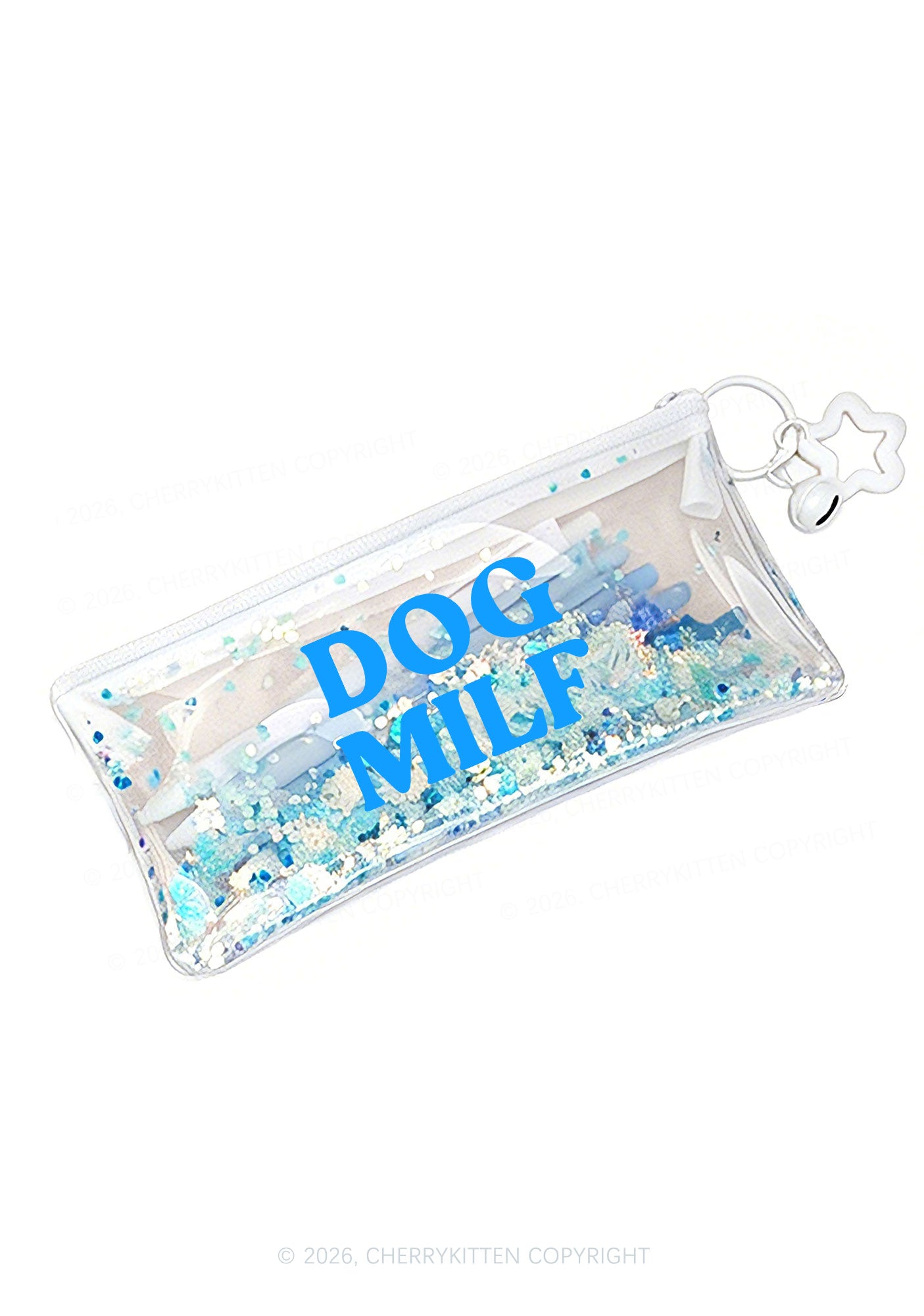 Dog Mxxf Y2K Quicksand Transparent Pencil Pouch Cherrykitten