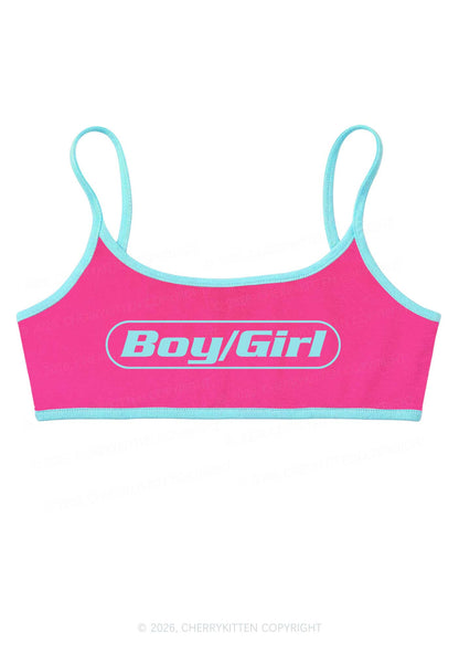 Boy Or Girl Pride Y2K Super Crop Cami Cherrykitten