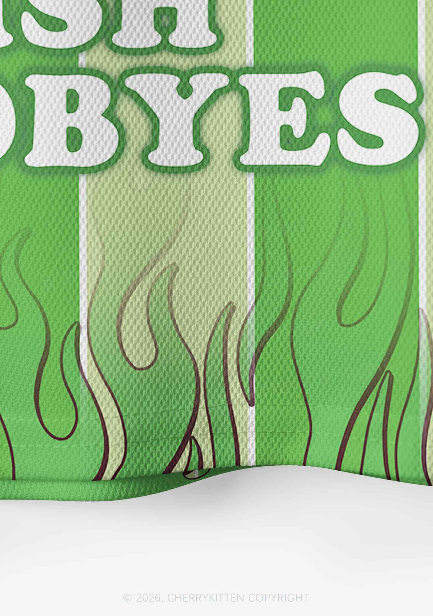 Custom I Love Irish Goodbyes St Patricks Y2K Crop Sport Jersey Shirts Cherrykitten