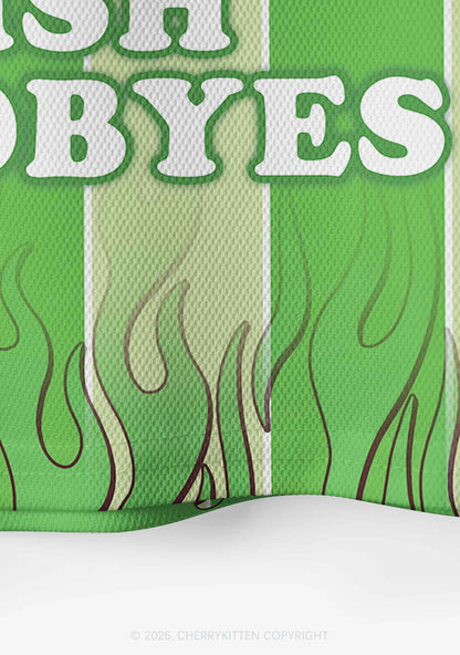Custom I Love Irish Goodbyes St Patricks Y2K Crop Sport Jersey Shirts Cherrykitten