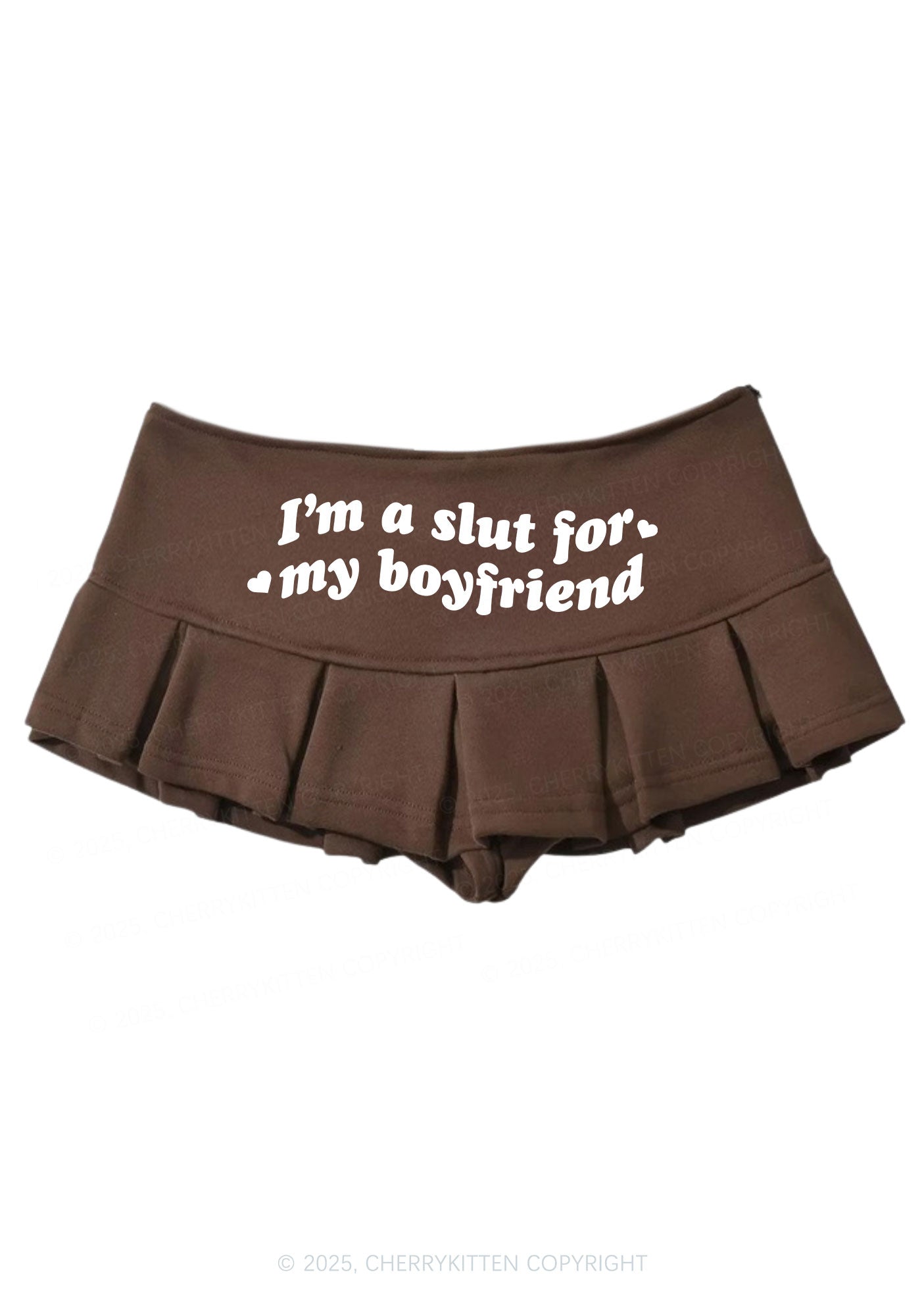 Slxt For My BF Valentine's Day Y2K Mini Pleated Skirts Cherrykitten