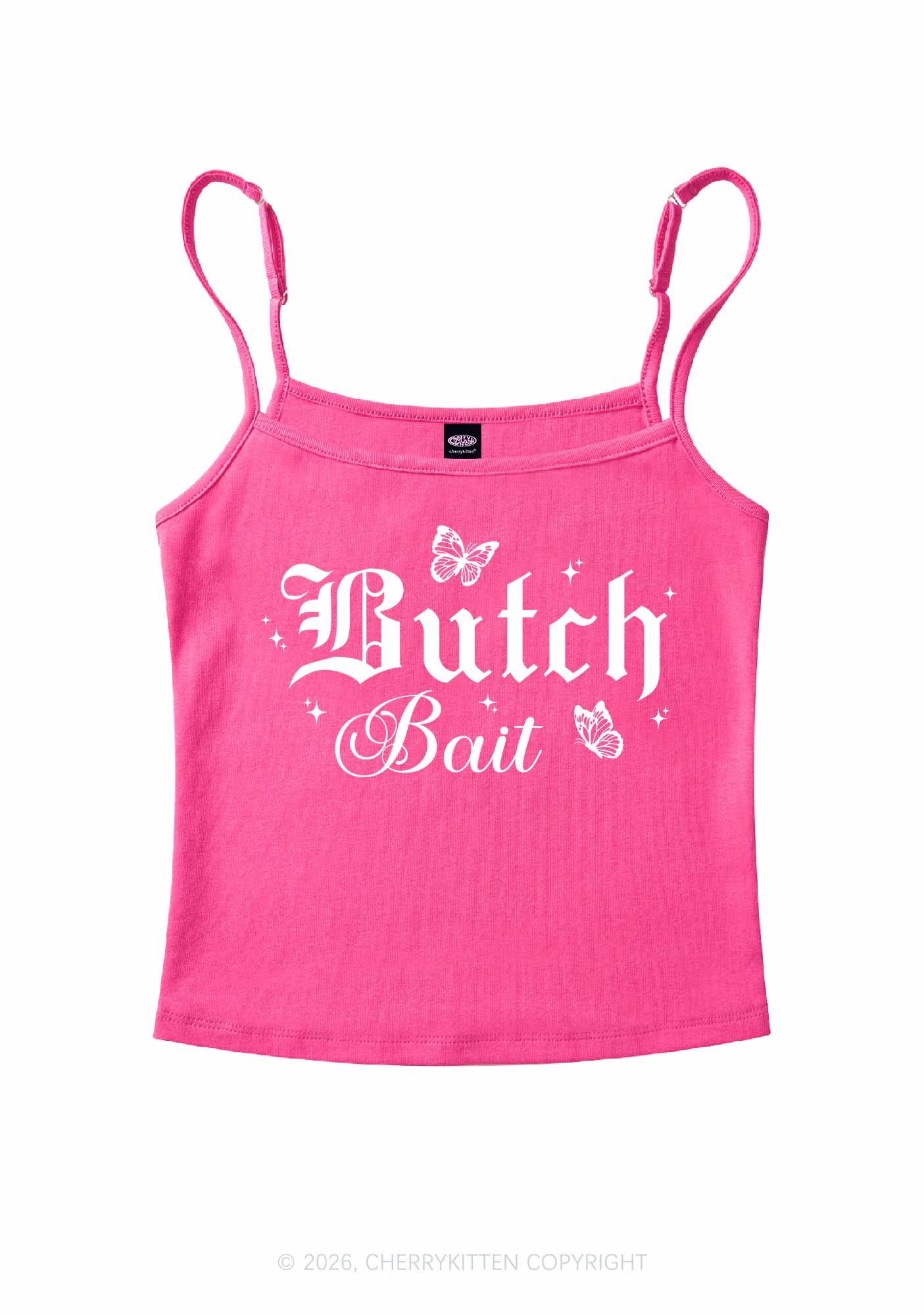 Butch Bait Pride Y2K Spaghetti Strap Cami Cherrykitten