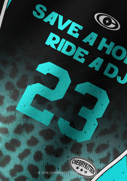 Black Ride A DJ Y2K Crop Football Jersey Shirts Cherrykitten