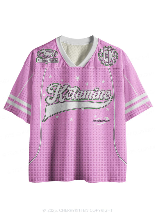 Custom Pink Star Ketamxxe Y2K Sport Jersey Shirts Cherrykitten