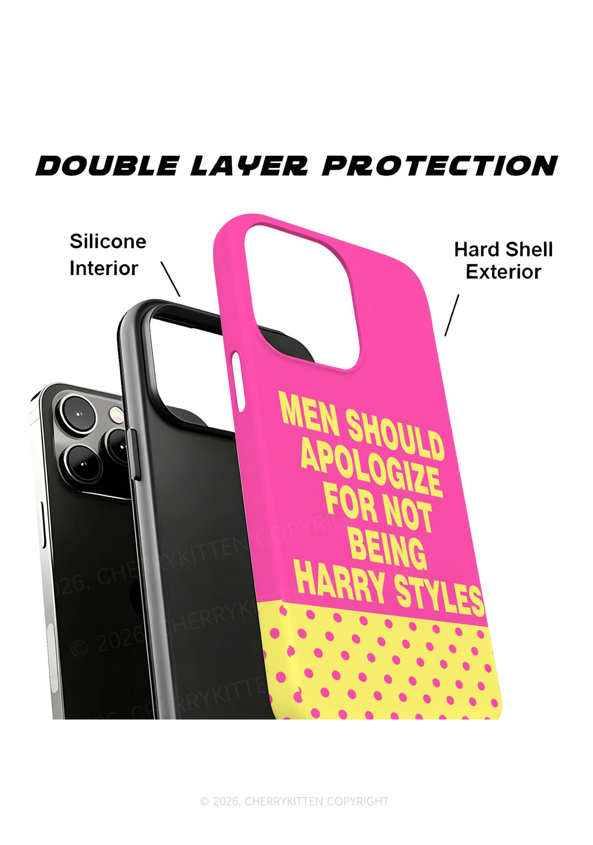 Men Should Apologize Y2K Phone Case Cherrykitten