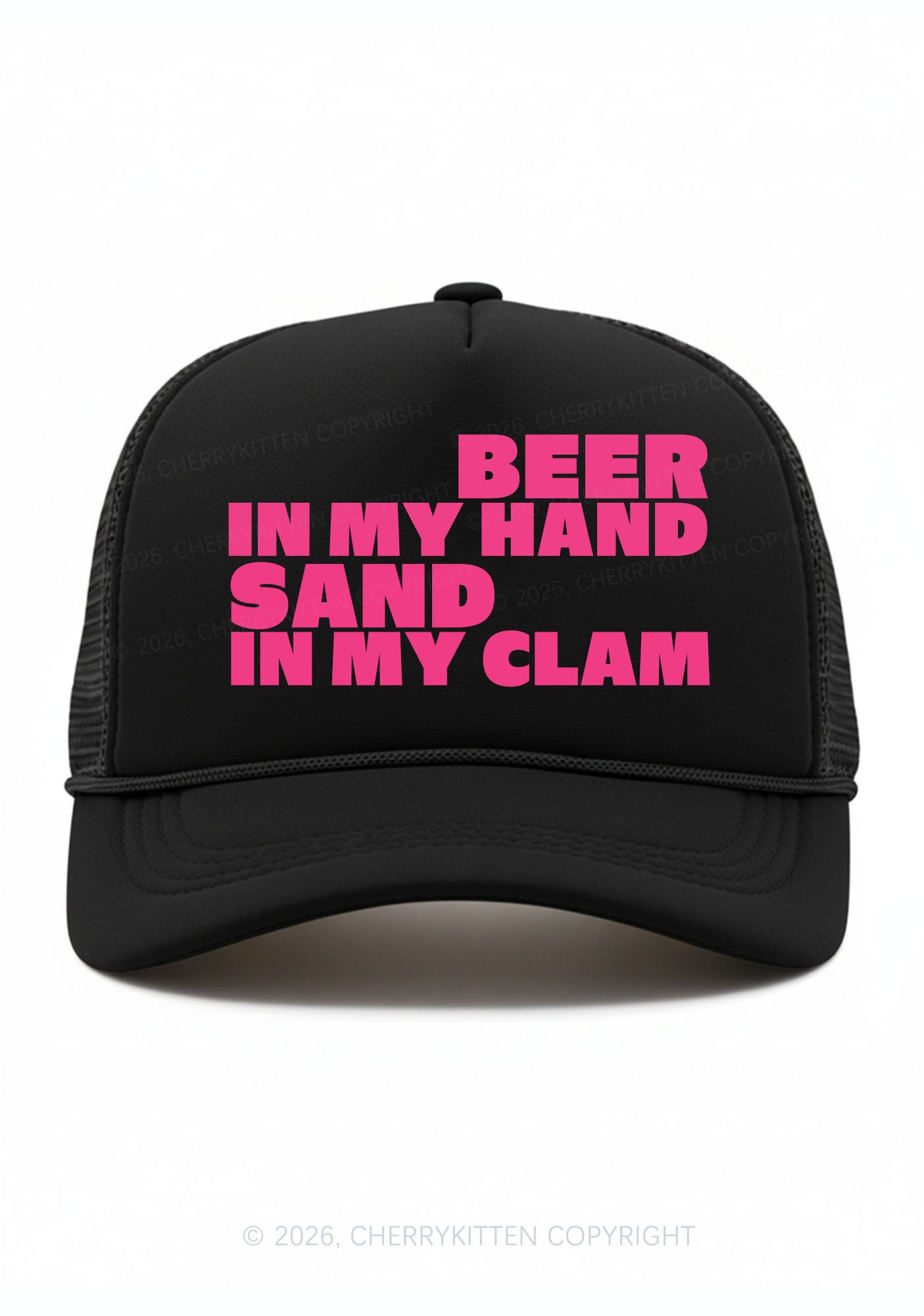 Beer In My Hand Y2K Trucker Hat Cherrykitten