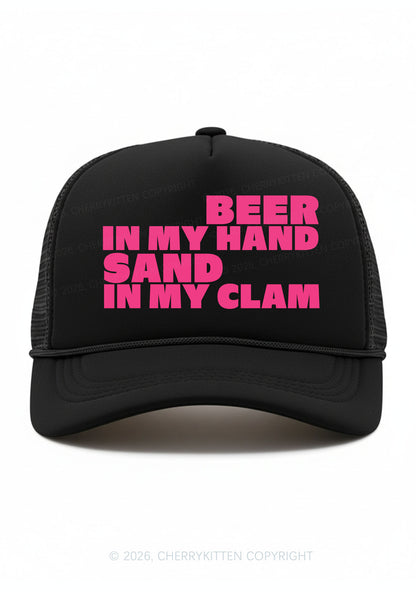 Beer In My Hand Y2K Trucker Hat Cherrykitten