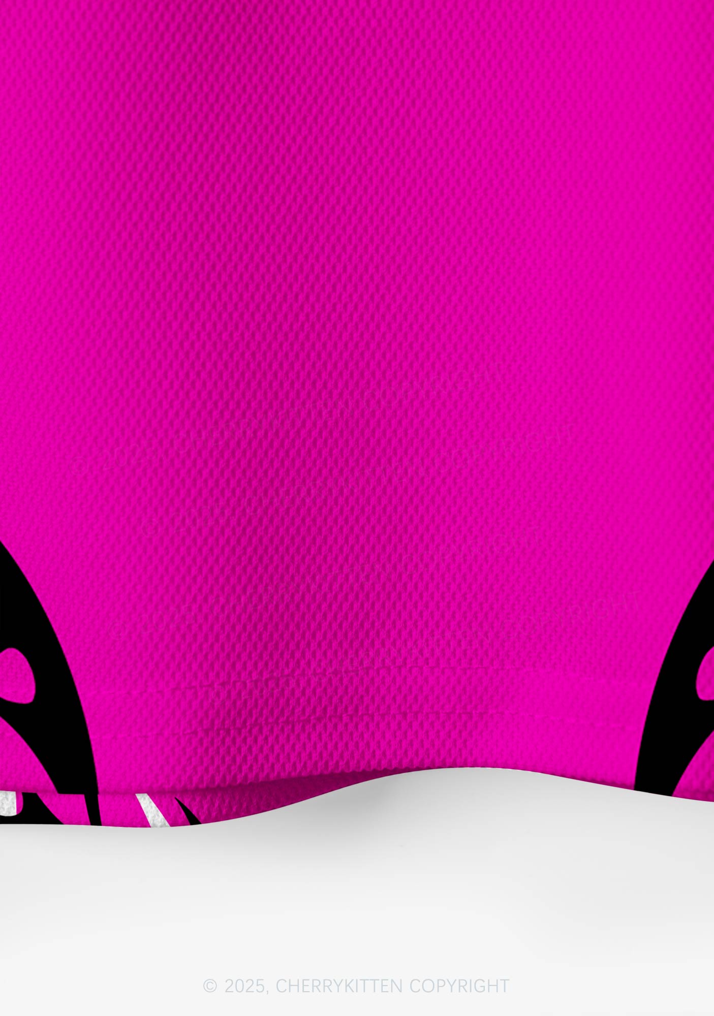 Custom Hot Pink Punk Faggot Pride Y2K Crop Sport Jersey Shirts Cherrykitten