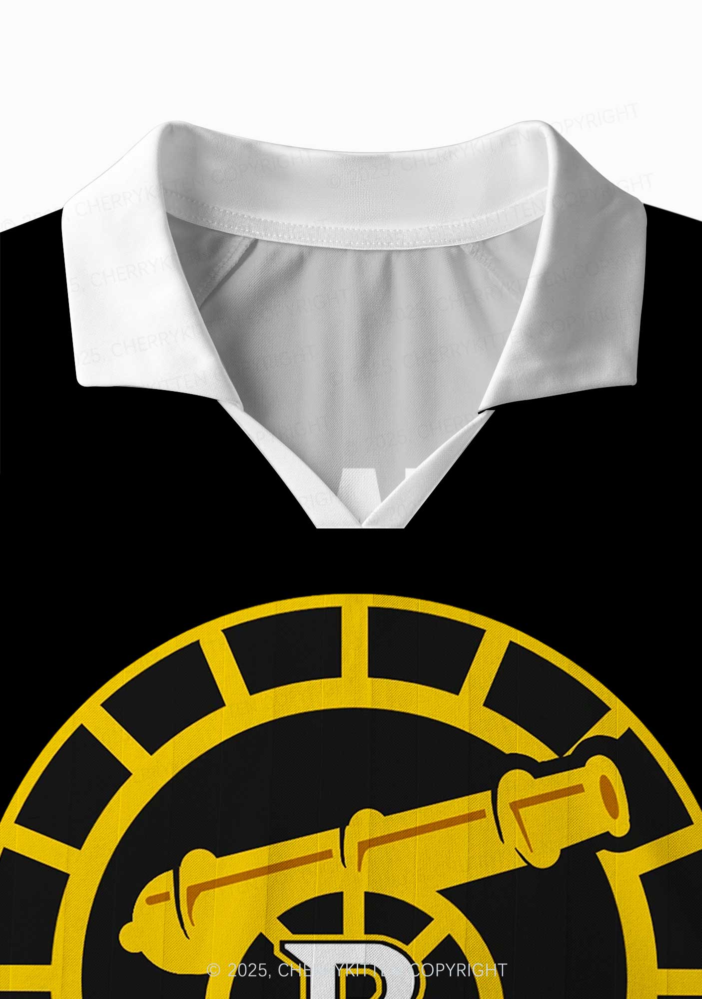 Black Gold HR Y2K Long Sleeve Sport Jersey Shirts Cherrykitten