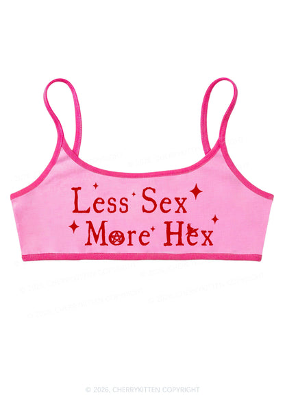 Less Sx More Hex Y2K Super Crop Cami Cherrykitten