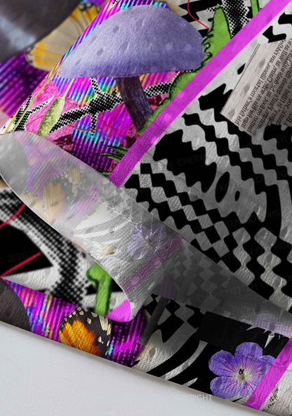 Bass And Drum Collage Y2K Sport Jersey Shirts Cherrykitten