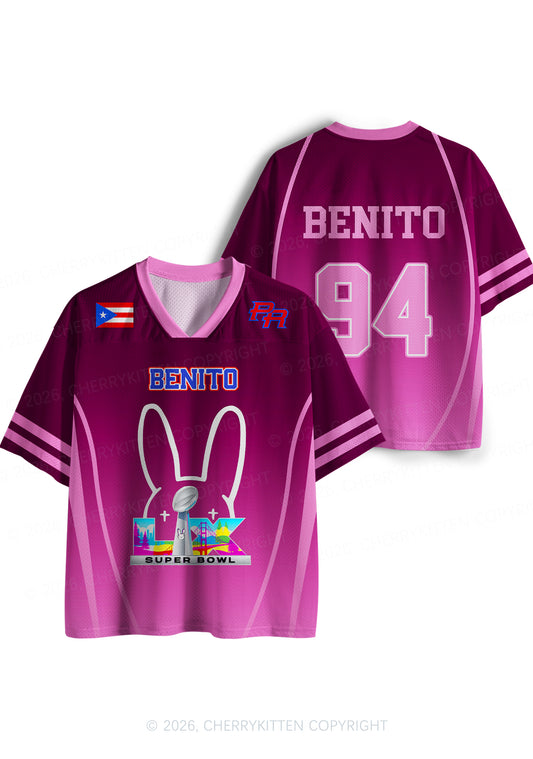 Purple Bunny Head Y2K Sport Jersey Shirts Cherrykitten