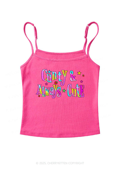 Cxxty Always Cute Y2K Spaghetti Strap Cami Cherrykitten