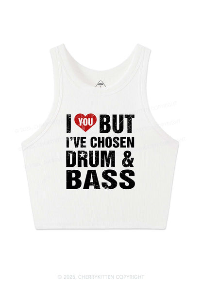 Chosen Drum And Bass Y2K Crop Tank Top Cherrykitten