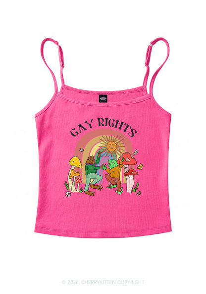 Gay Rights Pride Y2K Spaghetti Strap Cami Cherrykitten