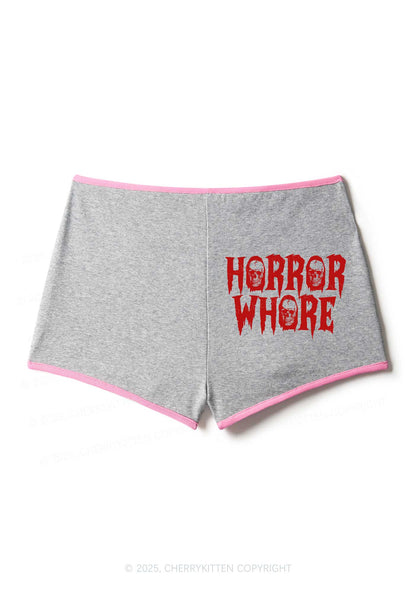 Horror Hore Skulls Y2K Booty Shorts Cherrykitten