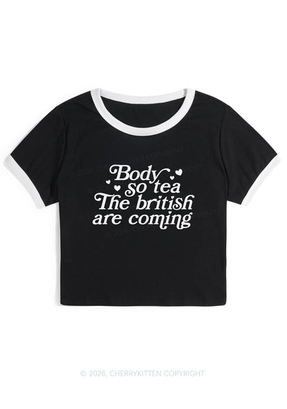 The British Are Coming Y2K Ringer Tee Cherrykitten