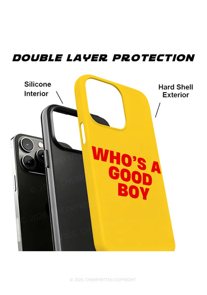 Whos A Good Boy Y2K Phone Case Cherrykitten