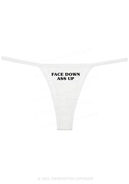 Face Down Y2K Flat String Thong Cherrykitten