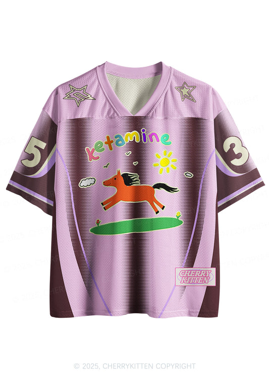 Custom Pink Pony Y2K Sport Jersey Shirts Cherrykitten