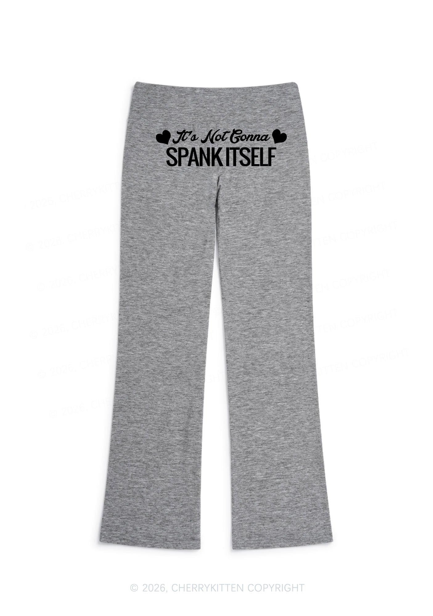 Spank Itself Y2K Low Rise Drawstring Flare Pants Cherrykitten