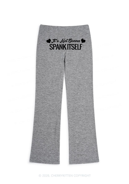 Spank Itself Y2K Low Rise Drawstring Flare Pants Cherrykitten