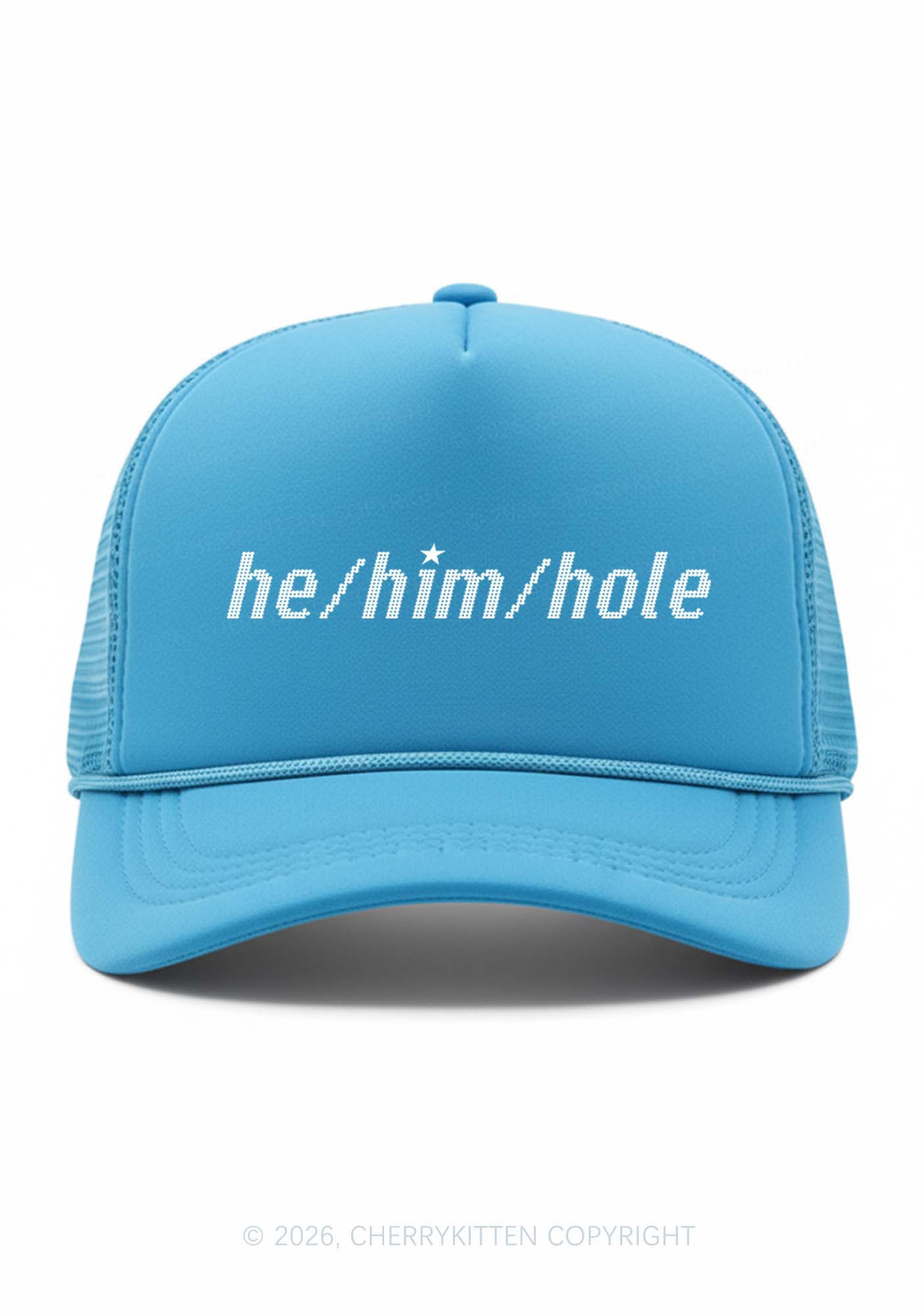 He Him Hole Pride Y2K Trucker Hat Cherrykitten