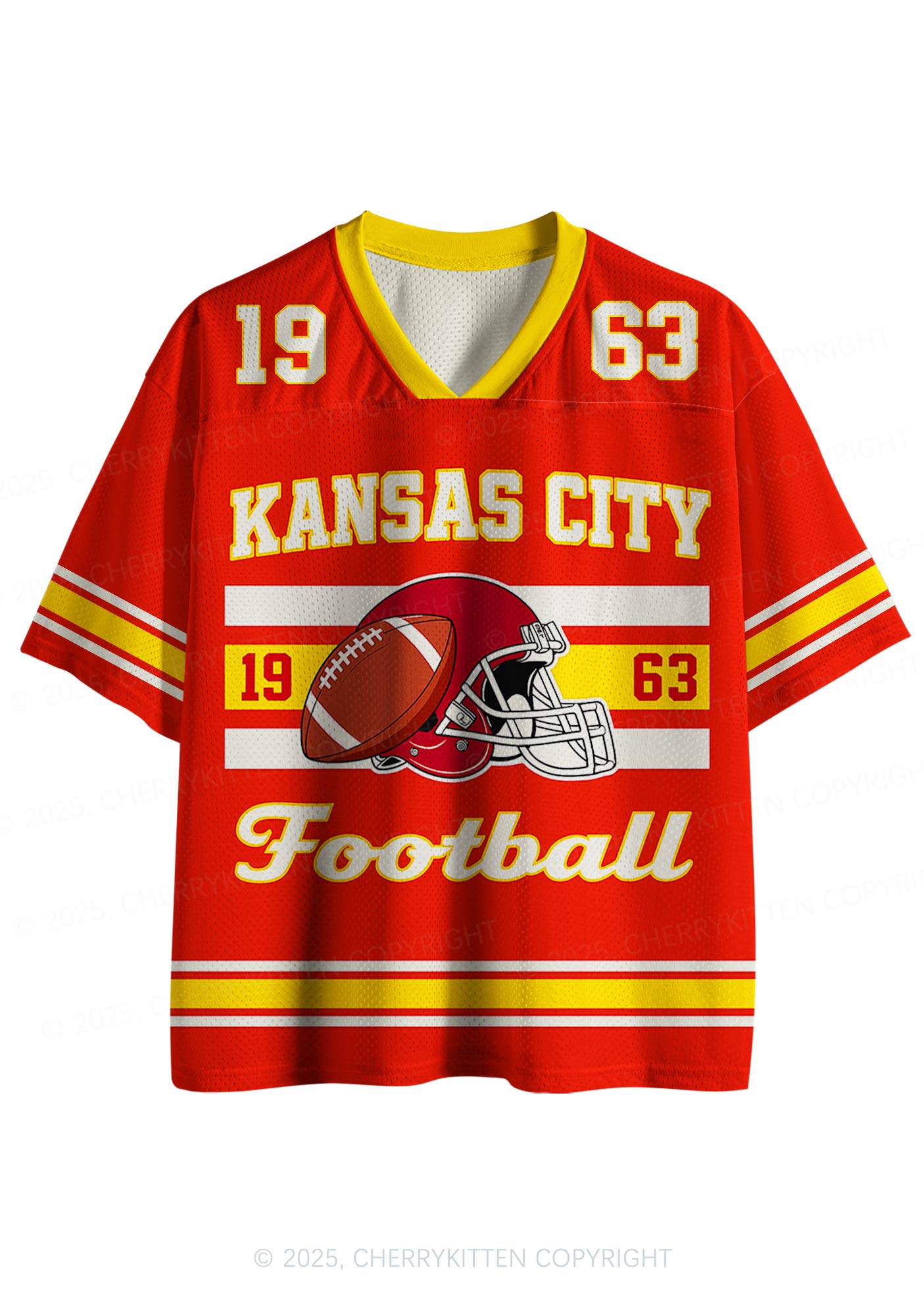 Custom Kansas Team Super Bowl Y2K Sport Jersey Shirts Cherrykitten