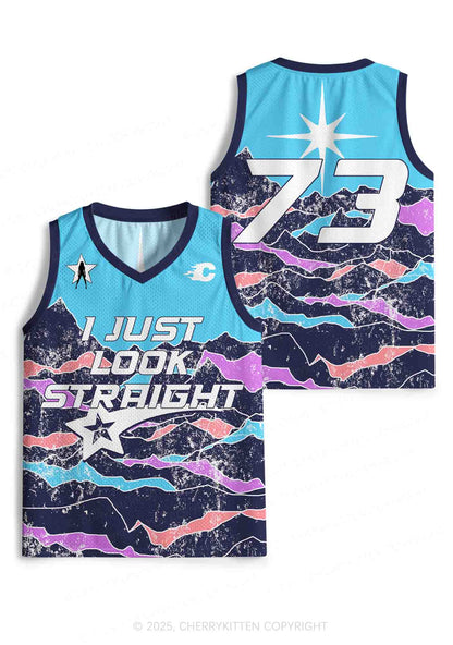 Custom I Just Look Straight Pride Y2K Sport Jersey Tank Cherrykitten