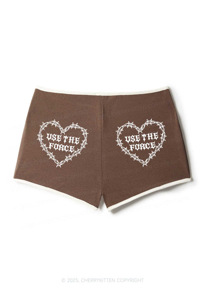 Use The Force Y2K Booty Shorts Cherrykitten