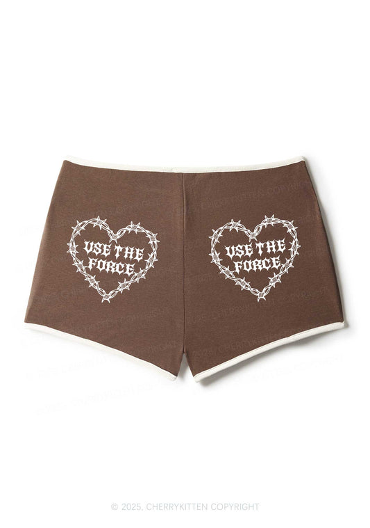 Use The Force Y2K Booty Shorts Cherrykitten