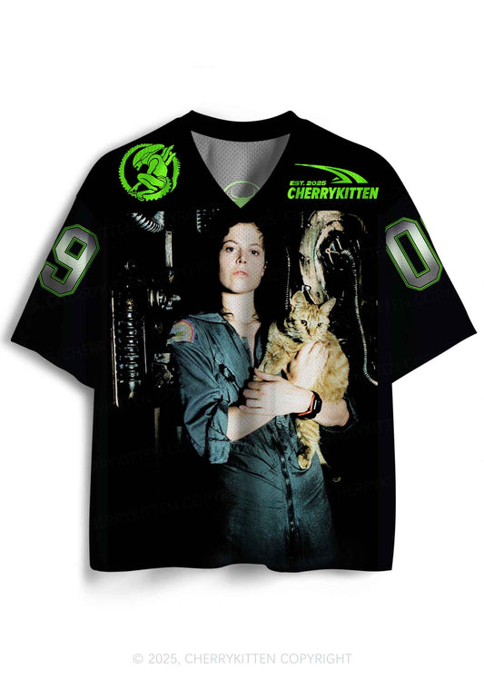 Custom Kitten And Girl Y2K Sport Jersey Shirts Cherrykitten